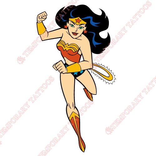 Wonder Woman Customize Temporary Tattoos Stickers NO.379